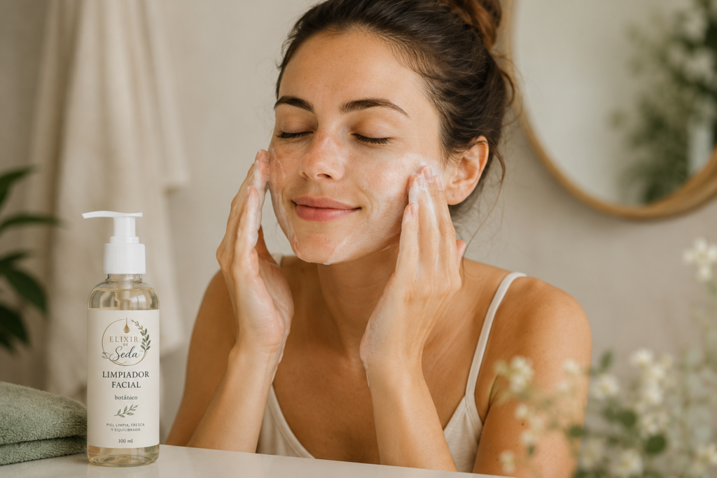 Limpiador facial natural Elixir de Seda
