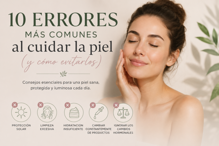 Errores más comunes en el cuidado de la piel