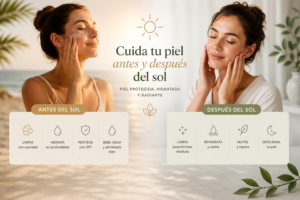 Cuidados de la piel antes y después del sol