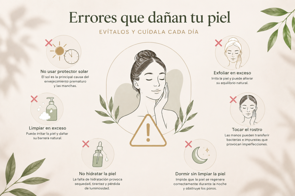Errores frecuentes en el cuidado de la piel tras el sol