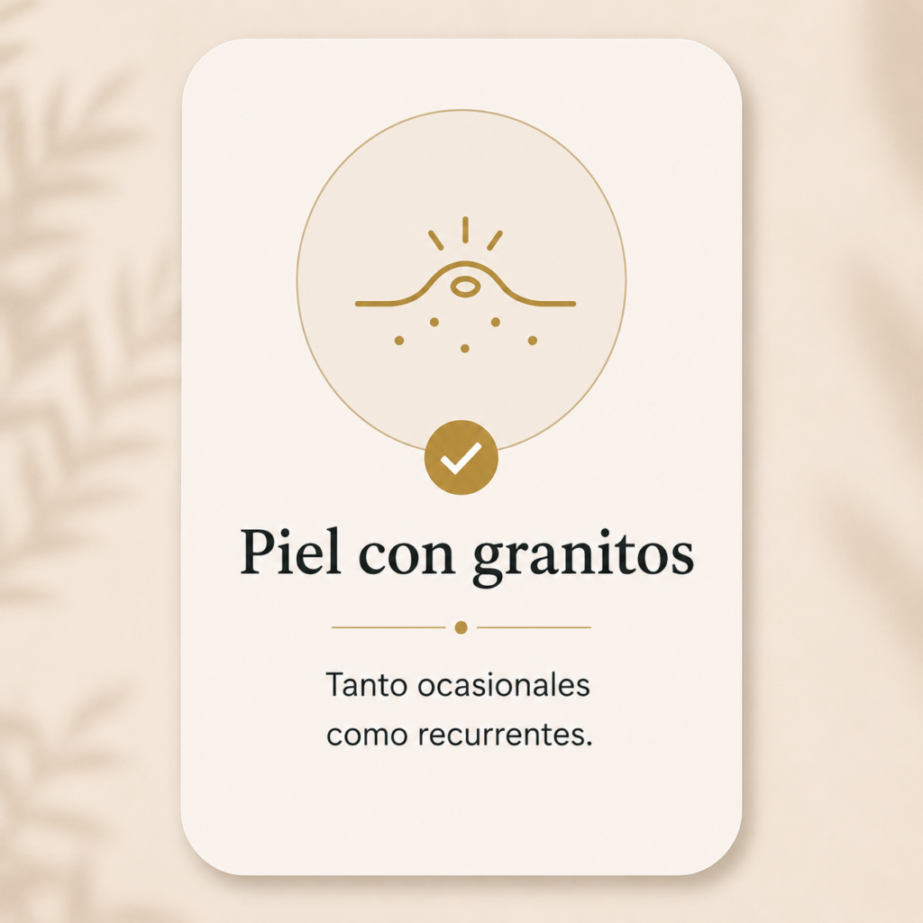 Gama Clarité para piel con granitos