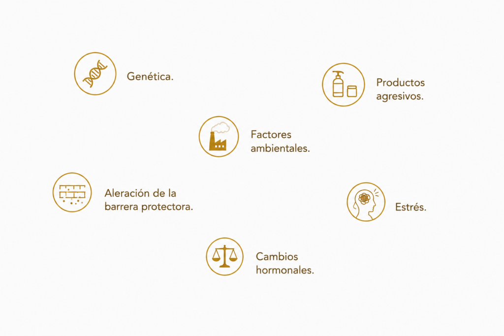 Causas de la piel atópica